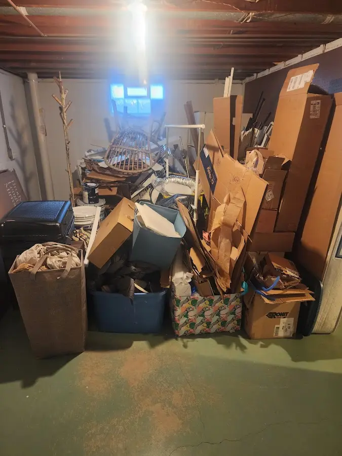 Roll-off dumpster container at job site for Roll Off Dumpster Rental in Killeen